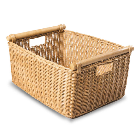 Large Woven Baskets Woven Storage Baskets Decorative Baskets 20''x20''x13'' Storage Bins Woven Baskets with Handles